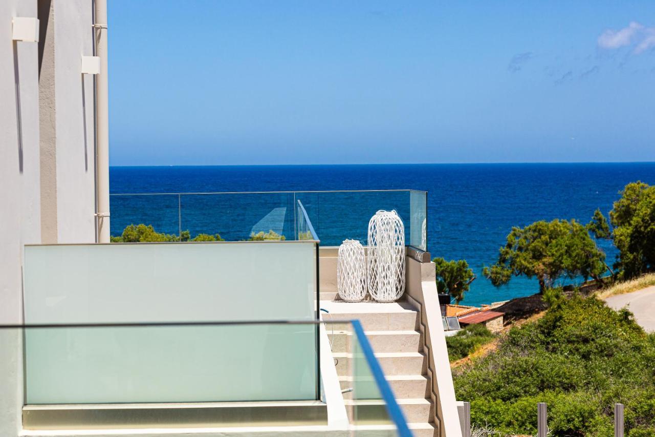 Lagoon Seaside Villa, Sumptuous Retreat,By Thinkvilla Panormos  Bagian luar foto